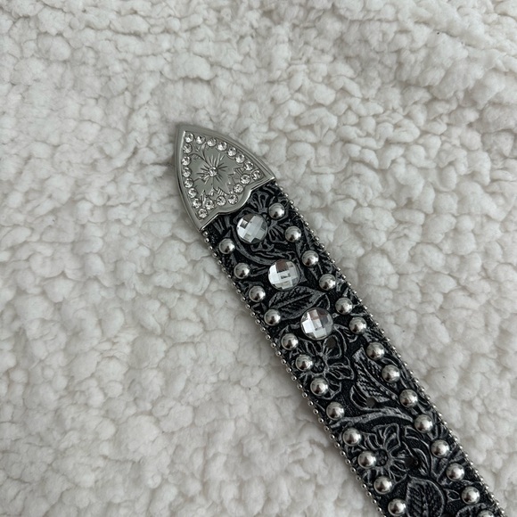 Big Buckle Rhinestone belt - Picture 3 of 6